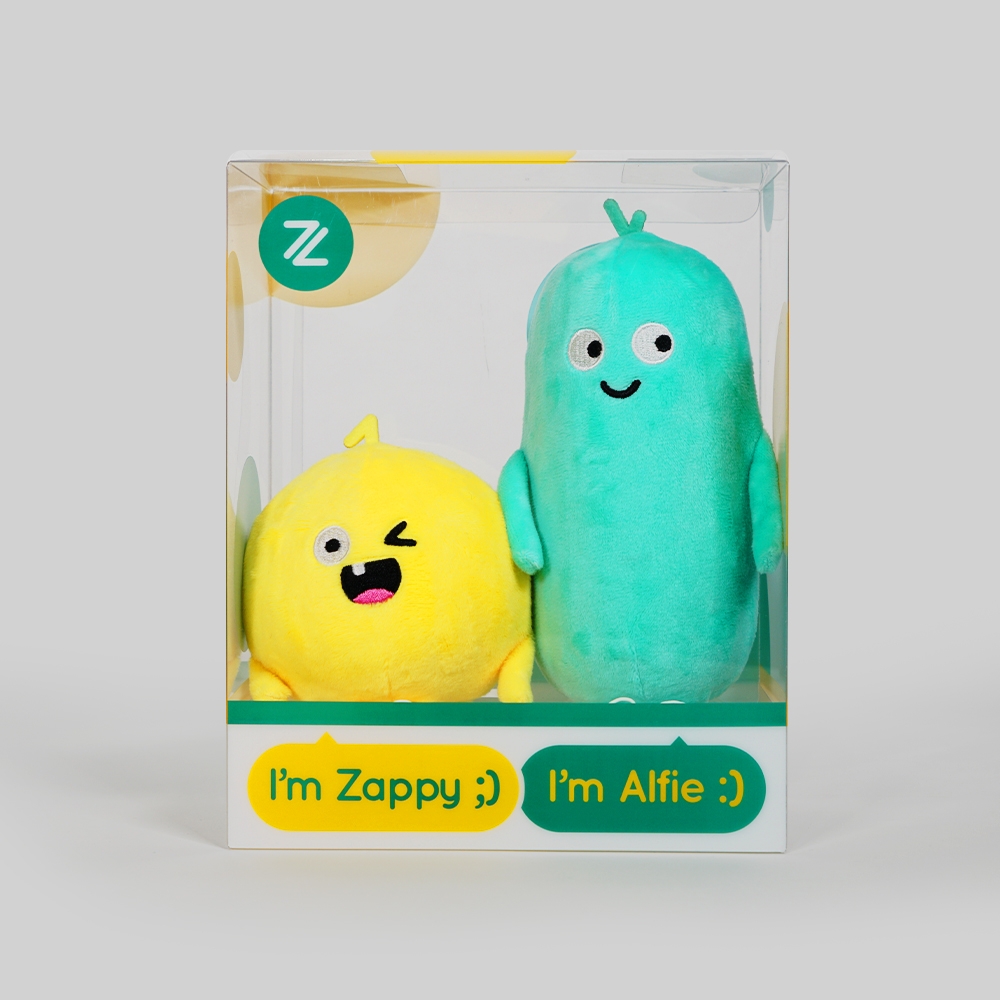Customized Plush Toy - ZA Bank Zappy & Alfie